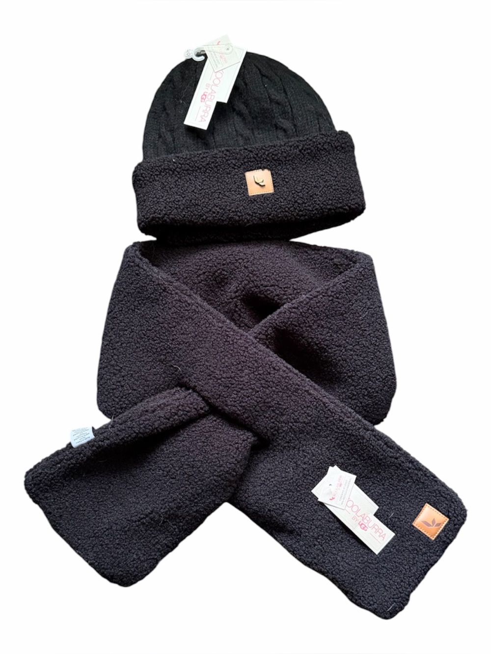 Women's Set Koolaburra by UGG Fluff Beanie and Scarf OS